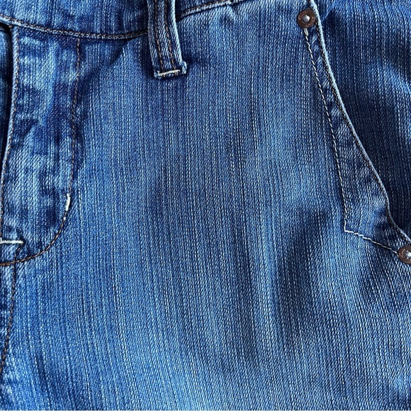 Gloria Vanderbilt straight flare light wash 8 classic jeans Y2K - Picture 6 of 10